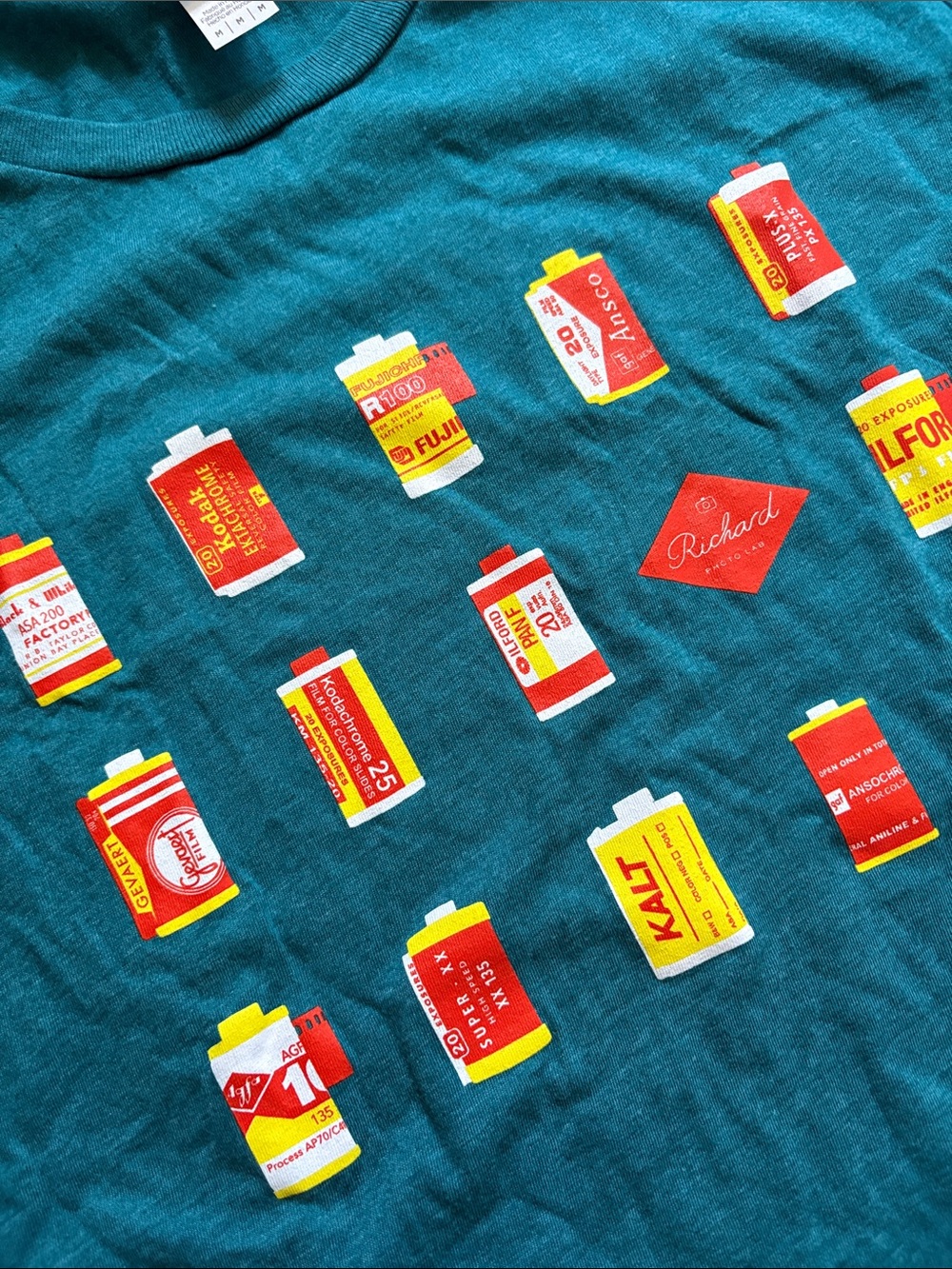 Analog Film Rolls Crewneck Tee
